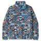 Patagonia Womens Lightweight Synchilla Snap-T Pullover Fleece-X Small-Swallowtail Geo: Still Blue-aussieskier.com