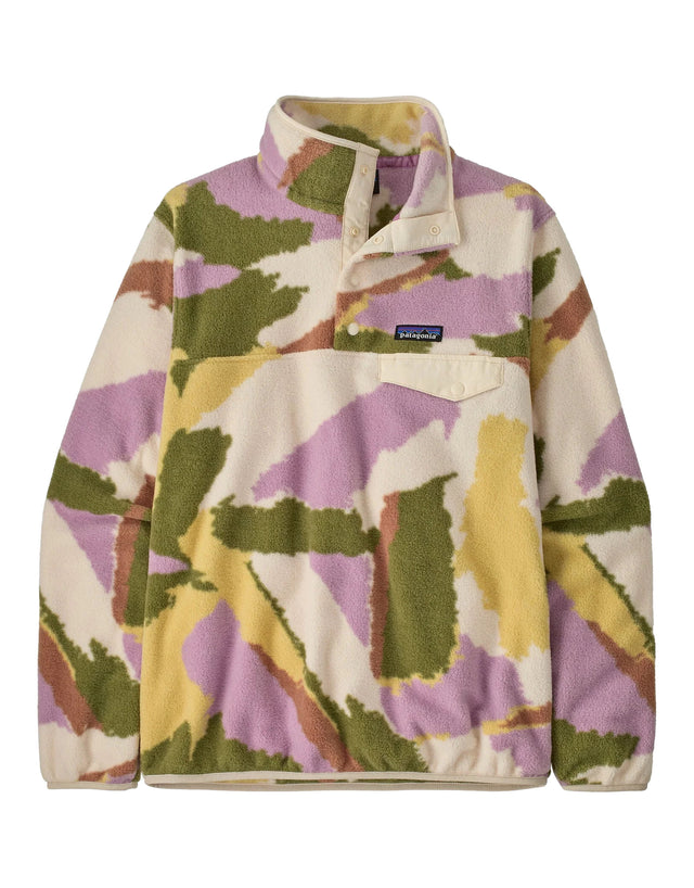 Patagonia Womens Lightweight Synchilla Snap-T Pullover Fleece-X Small-Sunshine: Natural-aussieskier.com