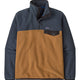 Patagonia Mens Lightweight Synchilla Snap-T Pullover Fleece-Small-Deer Brown-aussieskier.com