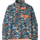 Patagonia Mens Lightweight Synchilla Snap-T Pullover Fleece-Small-Swallowtail Geo: Still Blue-aussieskier.com