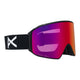 Anon M4 Cylindrical MFI Ski Goggles-Black / Perceive Red Lens + Perceive Burst Spare Lens-aussieskier.com