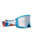 Anon Tracker Junior Ski Goggles-Patchwork Silver Amber Lens-aussieskier.com
