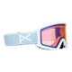 Anon Tracker Junior Ski Goggles-Mountain Party / Blue Amber Lens-aussieskier.com