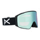 Anon M4S Cylindrical MFI Ski Goggles-Black / Perceive Blue Lens + Perceive Pink Spare Lens-aussieskier.com