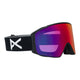 Anon M4S Cylindrical MFI Ski Goggles-Black / Perceive Red Lens + Perceive Burst Spare Lens-aussieskier.com