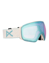 Anon M4S Toric MFI Ski Goggles-Oat / Perceive Blue Lens + Perceive Pink Spare Lens-aussieskier.com