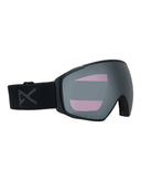 Anon M4S Toric MFI Low Bridge Ski Goggles-Smoke / Perceive Onyx Lens + Perceive Violet Spare Lens-aussieskier.com