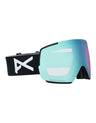 Anon M5 MFI Low Bridge Ski Goggles-Black / Perceive Blue Lens + Perceive Pink Spare Lens-aussieskier.com
