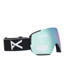 Anon M5S MFI Ski Goggles-Black / Perceive Blue Lens + Perceive Pink Spare Lens-aussieskier.com