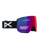 Anon M5S MFI Ski Goggles-Black / Perceive Red Lens + Perceive Burst Spare Lens-aussieskier.com