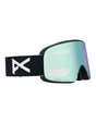 Anon M6 MFI Ski Goggles-Black / Perceive Blue Lens + Perceive Pink Spare Lens-aussieskier.com