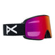 Anon M6 MFI Ski Goggles-Black / Perceive Red Lens + Perceive Burst Spare Lens-aussieskier.com