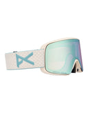 Anon M6s MFI Ski Goggles-Oat / Perceive Blue Lens + Perceive Pink Spare Lens-aussieskier.com