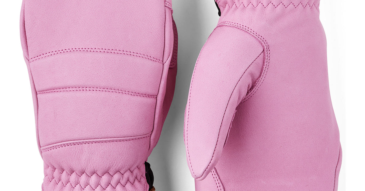 hestra handschuhe pink Hestra Womens Leather Ski Mittens - Premium Warmth