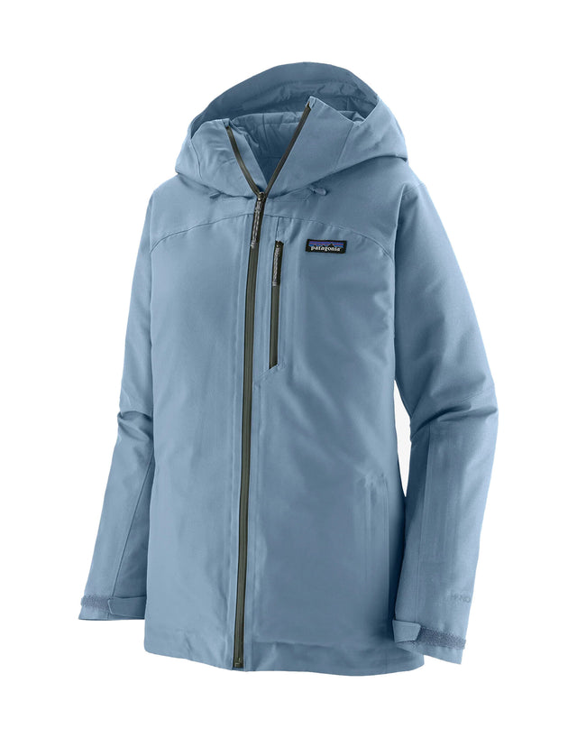 Patagonia Womens Insulated Powder Town Ski Jacket-X Small-Barnacle Blue-aussieskier.com