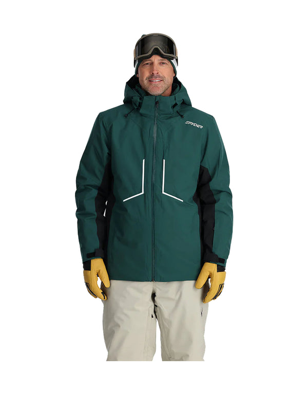 Spyder Primer Ski Jacket-Medium-Cypress Green-aussieskier.com
