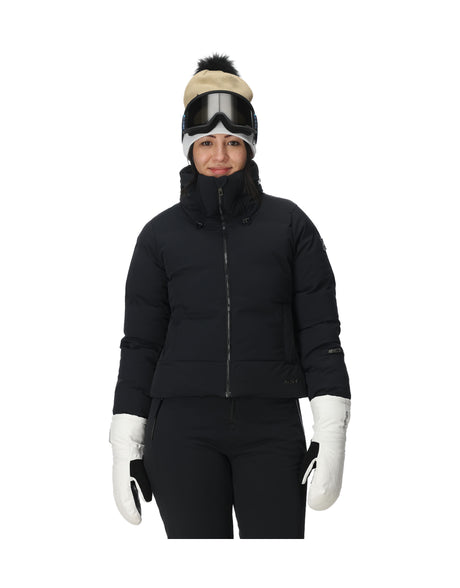 Spyder Falline Womens Down Ski Jacket-Small / 6-Black-aussieskier.com