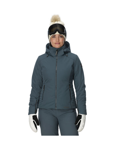 Spyder Schatzi Womens Ski Jacket-Small / 6-Slate Blue-aussieskier.com
