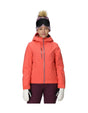 Spyder Temerity Womens Ski Jacket-Small / 6-Coral Haze-aussieskier.com