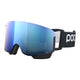 POC Nexal Mid Ski Goggles-Hydrogen Black / Clarity Blue Lens + Clarity Coral Spare Lens-aussieskier.com