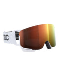 POC Nexal Mid Ski Goggles-Hydrogen White / Clarity Orange Lens + Clarity Coral Spare Lens-aussieskier.com