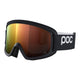POC Opsin Clarity Ski Goggles-Uranium Black / Clarity Orange Lens-aussieskier.com