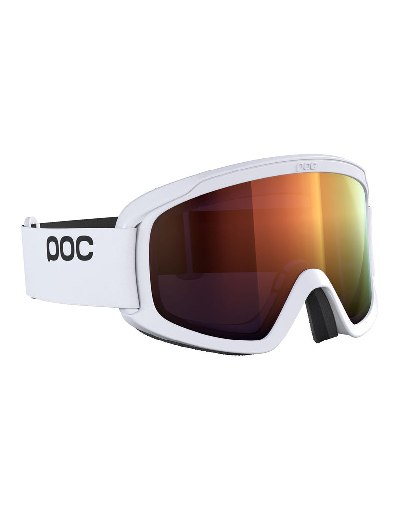 POC Opsin Clarity Ski Goggles-Hydrogen White / Clarity Orange Lens-aussieskier.com