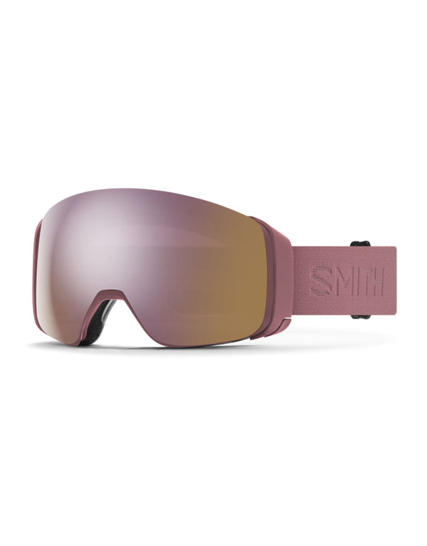 Smith 4D Mag Ski Goggles-Chalk Rose / Chromapop Everyday Rose Gold Mirror Lens + Chromapop Storm Yellow Flash Spare Lens-aussieskier.com