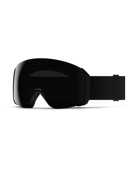 Smith 4D Mag XL Ski Goggles-Blackout / Chromapop Sun Black Lens + Chromapop Storm Blue Sensor Mirror Spare Lens-aussieskier.com