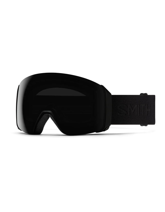 Smith 4D Mag XL Ski Goggles-Blackout / Chromapop Sun Black Lens + Chromapop Storm Blue Sensor Mirror Spare Lens-aussieskier.com