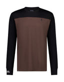 Mons Royale Mens Yotei Tech Long Sleeve Base Layer-Small-Cedar / Black-aussieskier.com