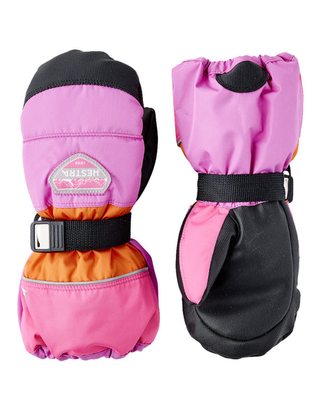 Hestra Kids CZone Junior Mittens-3-Cerise Multi-aussieskier.com