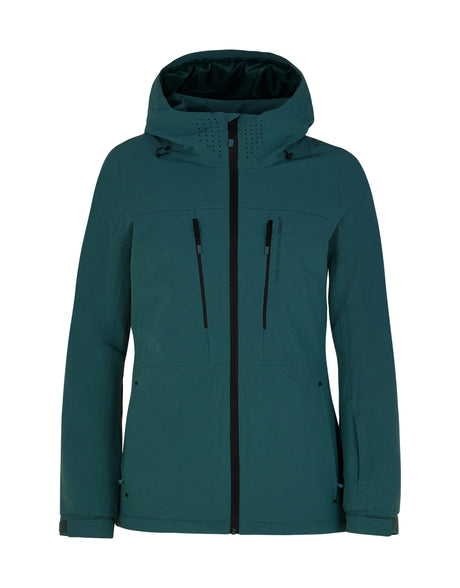 Protest Beverly Womens Ski Jacket-X Small-Rainstorm Blue-aussieskier.com