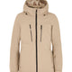 Protest Beverly Womens Ski Jacket-X Small-Bamboo Beige-aussieskier.com