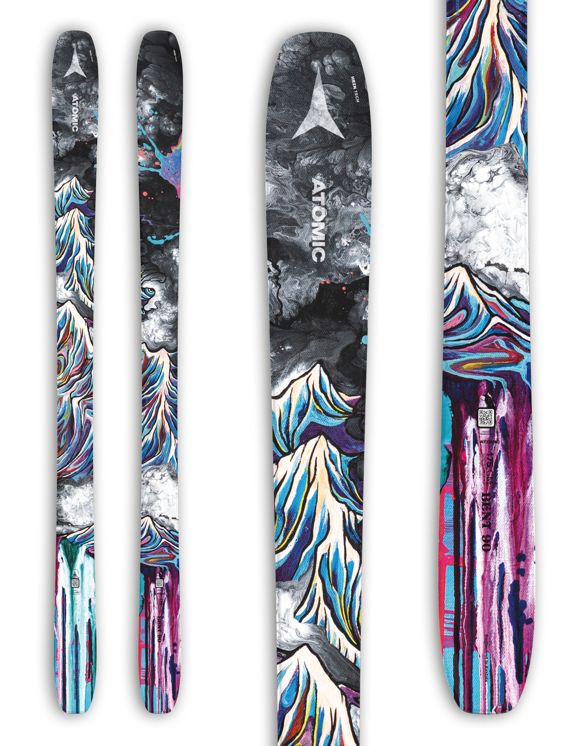 Atomic Bent 90 Skis 2025