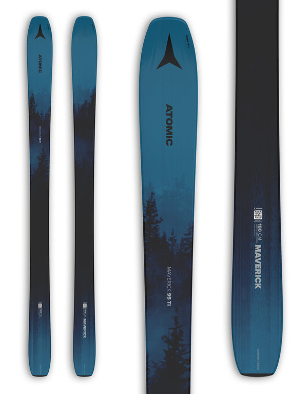 Atomic Maverick 95 Ti Skis 2025-aussieskier.com