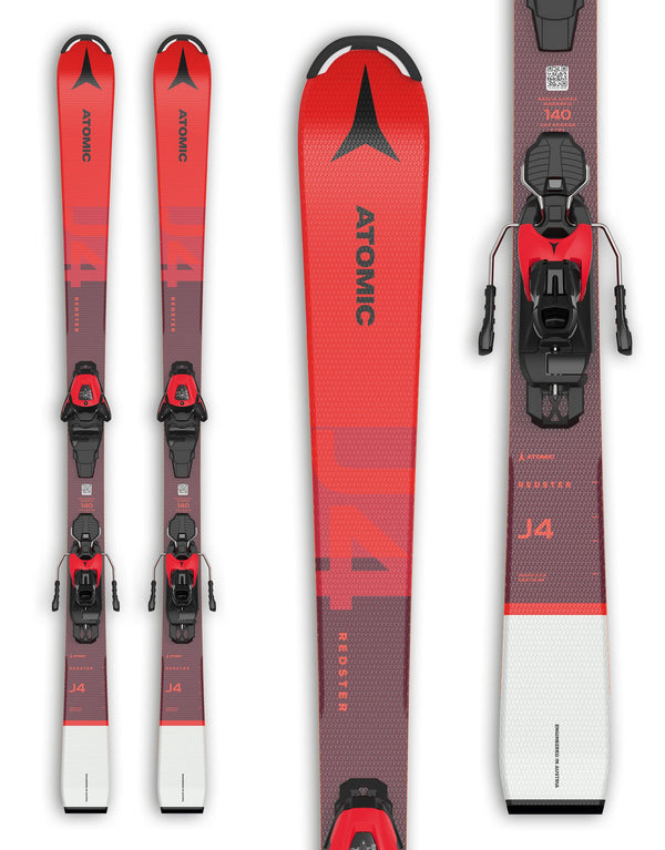 Atomic Redster J4 Kids Skis + L6 GW Bindings 2024-aussieskier.com