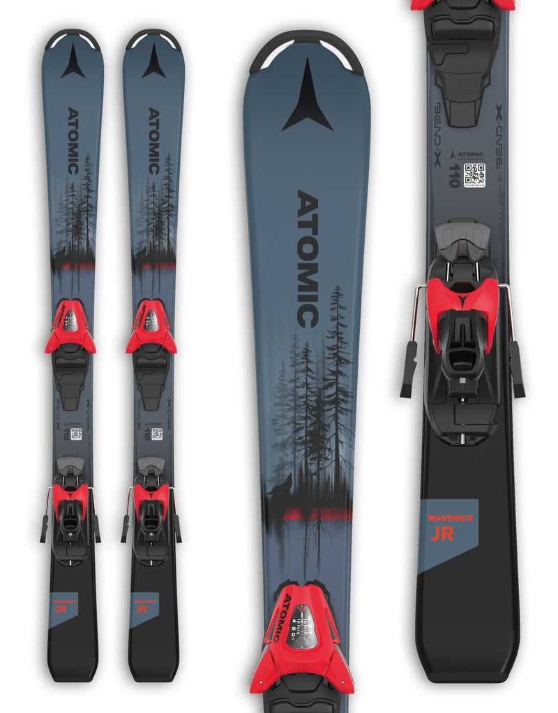 Atomic Maverick S Kids Skis + C5 GW Bindings 2025-aussieskier.com