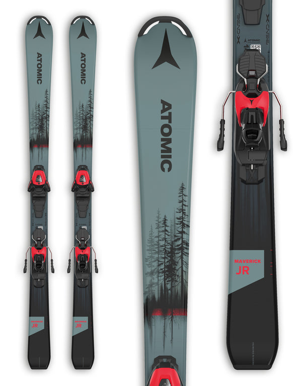Atomic Maverick M Kids Skis + L6 GW Bindings 2025-aussieskier.com