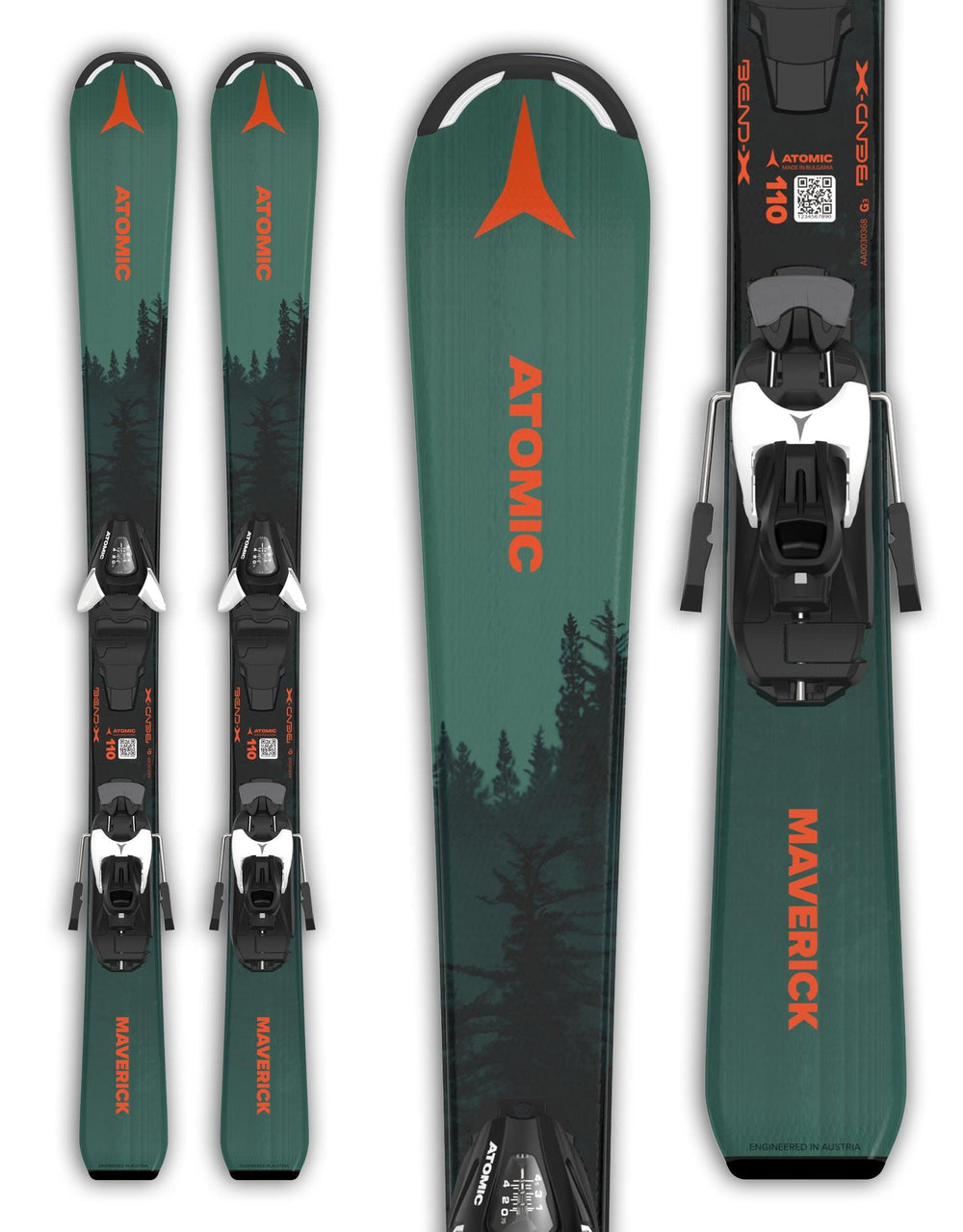 Atomic Maverick S Kids Skis + C5 GW Bindings 2026-aussieskier.com