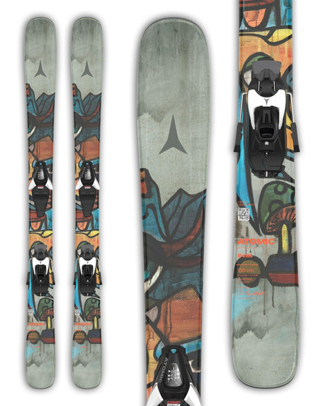 Atomic Bent Junior 110-130 Skis + C5 Bindings 2026-aussieskier.com