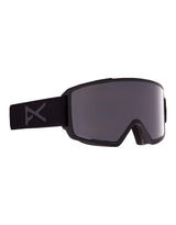 Anon M3 MFI Low Bridge Fit Ski Goggles-Smoke / Perceive Onyx Lens + Perceive Violet Spare Lens-aussieskier.com