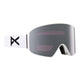 Anon M4 Cylindrical MFI Ski Goggles-White / Perceive Onyx Lens + Perceive Violet Spare Lens-Standard Fit-aussieskier.com