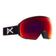 Anon M4 Toric MFI Low Bridge Fit Ski Goggles-Black / Perceive Red Lens + Perceive Burst Spare Lens-aussieskier.com