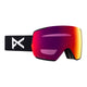 Anon M5 MFI Low Bridge Ski Goggles-Black / Perceive Red Lens + Perceive Burst Spare Lens-Standard Fit-aussieskier.com