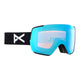 Anon M5S MFI Low Bridge Ski Goggles-Black / Perceive Blue Lens + Perceive Pink Spare Lens-Standard Fit-aussieskier.com