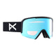 Anon Nesa Ski Goggles-Black / Perceive Blue Lens + Perceive Burst Spare Lens-aussieskier.com