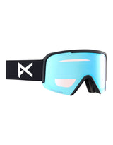 Anon Nesa Ski Goggles-Black / Perceive Blue Lens + Perceive Burst Spare Lens-aussieskier.com