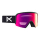 Anon Nesa Ski Goggles-Black / Perceive Red Lens + Perceive Burst Spare Lens-aussieskier.com