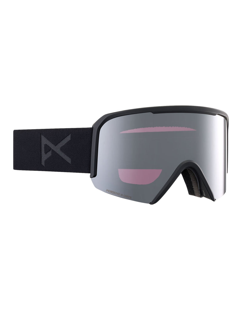 Anon Nesa Ski Goggles-Smoke / Perceive Onyx Lens + Perceive Burst Spare Lens-aussieskier.com